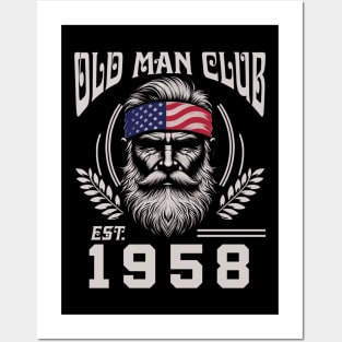 Old Man Club EST 1958 Posters and Art